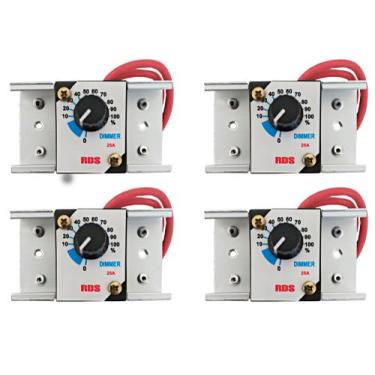 Imagem de Dimer Controlador Potência   4 Peças Dimmer variador voltagem 25a 4000