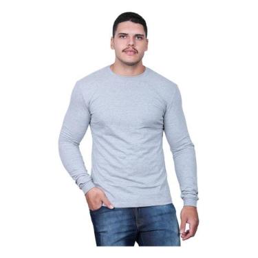 Imagem de Camisa Térmica Segunda Pele Proteção Solar Uv - Hardseven, Cinza, GG