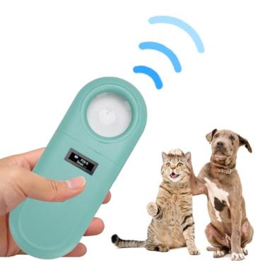 Imagem de Leitor de Chip de Animais de Baixa Frequência, Scanner de Microchip Com Lupa, LED, Carregamento USB, FDX-B, para Aves de Peixe de Aves