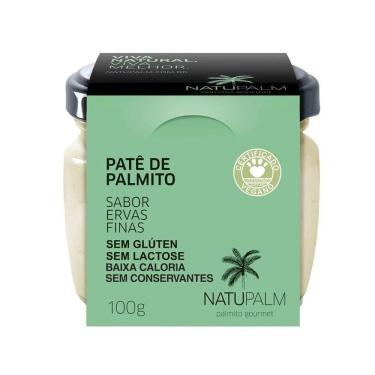 Imagem de Patê de Palmito Natupalm Ervas Finas Vegano 100g