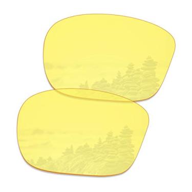 Imagem de SmartVLT Lentes de substituição masculinas amarelas HD para óculos de sol Oakley Sliver F OO9246