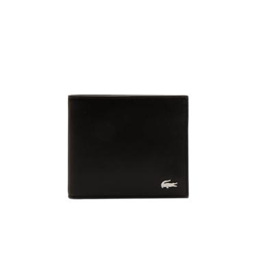 Imagem de Lacoste Caixa de moedas masculina Fg Medium Billfold, Preto, tamanho nico