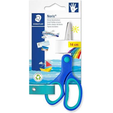 Imagem de Tesoura Escolar 14cm Para Canhoto Staedtler Noris Club Ponta Arredondada - Staedtler