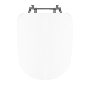 Imagem de Assento Sanitário Poliéster Para Louça Duomo Plus (Deca) Aço (Reb. Oculto) Branco