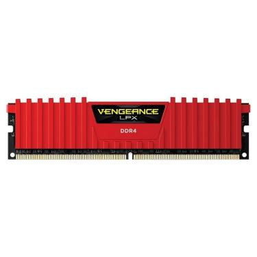 Imagem de Memória RAM Corsair Vengeance LPX 8GB DDR4 2400MHZ Vermelho