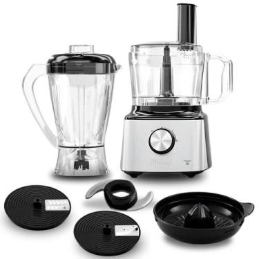 Imagem de Multiprocessador Philco 1000W 5 em 1 Com Espremedor Inox, 110V
