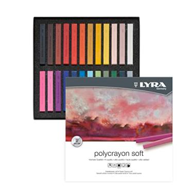 Imagem de Giz Pastel Seco Polycrayons Soft com 24 cores