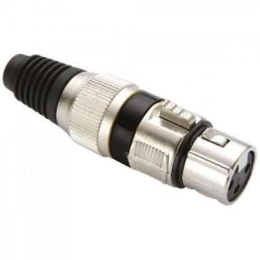 Imagem de Conector Cannon Fêmea Preto YS1057A-PO Corpo Metálico Genérico - PCT /