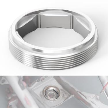 Imagem de NICECNC Porca de rolamento de haste de direção de motocicleta compatível com Yamaha Raptor 700/700R 2006 2007 2008 2009 2010-2024, Raptor 660R 2001-2005, consulte acessórios, substituição para 2GU