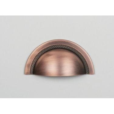 Imagem de Puxador Concha Shell 64mm Vecchio Cobre Zen Design - Geral