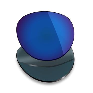 Imagem de Mryok Lentes de substituição polarizadas compatíveis com Maui Jim Alelele Bridge MJ438 60 mm - Azul Pacífico