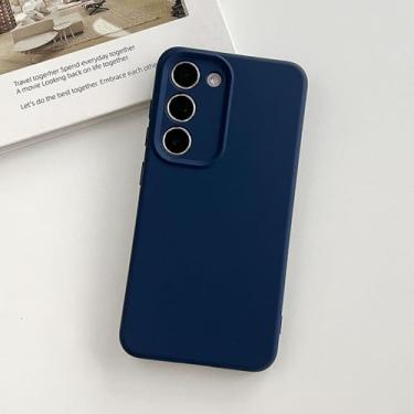 Imagem de Capa de silicone líquido macio de qualidade para Samsung Galaxy S24 S23 Plus S22 Ultra Lente protetora colorida, N, para Samsung S22Ultra