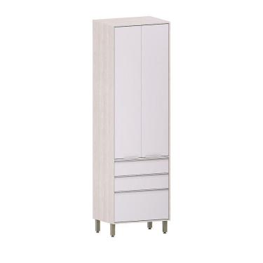 Imagem de Paneleiro De Cozinha 70cm 2 Portas E 3 Gavetas Art Luciane M Pátina-cinza Cristal