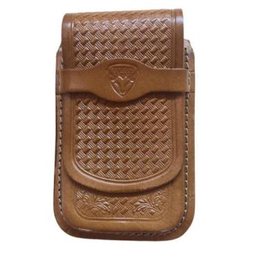 Imagem de Bainha De Couro Para Celular Smartphone Com Passador De Cinto - Canive