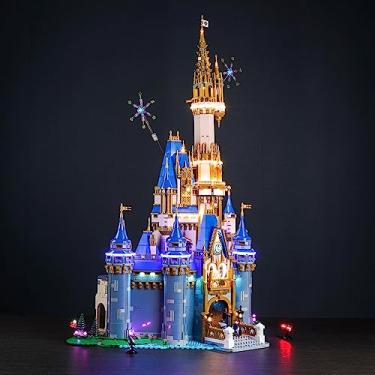Imagem de BrickBling Kit de luz LED para Lego 43222 Disney Castle, nova luz de 2023 compatível com Lego Disney Castle, versão de controle de luz - modelo não incluído