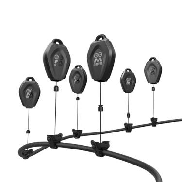 Imagem de AMVR VR Cable Management System, 6 Packs Ceiling Pulley System Compatible with Meta Quest 3S/3/2/Valve Index/Rift S/PSVR/HTC VR Cord Accessories(VR Link Cable Not Included)