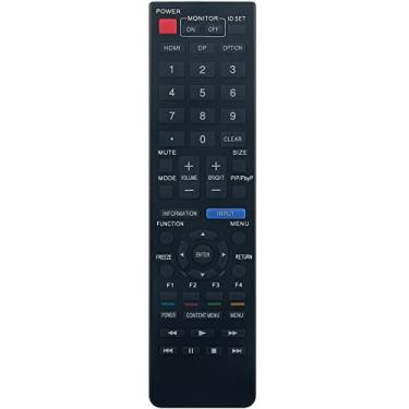 Imagem de Controle remoto de substituição RRMCG1019MPPZ adequado para monitor LCD Sharp Information Display PN-L651H PN-HW861 PN-HW651 PN-HW751 PN-HW431 PN-85TH1 PN-HW501 PN-C705B PN-C805B PN-CE701H PN-661 5TH1