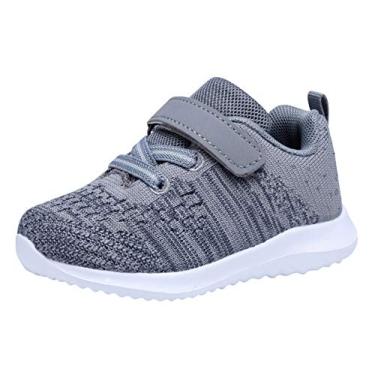 Imagem de Tênis de corrida para meninos e meninas da COODO, Ash, 5 Toddler