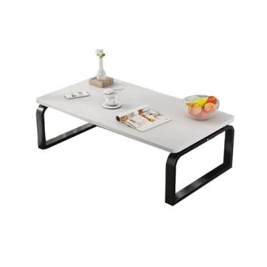 Imagem de Mesa de Centro Mesa de janela varanda mesa de chá japonesa pequena mesa tatami sentado mesa baixa dormitório cama Mesa de Chá(Preto,Pequeno)