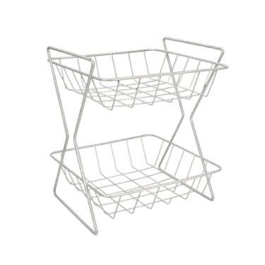 Imagem de Fruteira De Mesa Fm105 Acabamento Em Pó Epoxi Branco