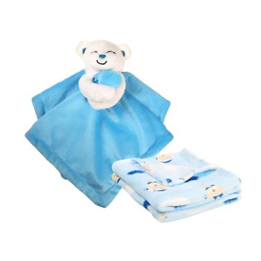 Imagem de Manta Para Bebê Com Naninha é Hora De Nanar Menino - Unik