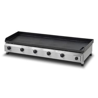 Imagem de Chapa Para Lanche Marchesoni Profissional Dobrada 120x50 Cm Com 5 Queimadores A Gás