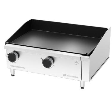 Imagem de Chapa Comercial A Gás Marchesoni 60cm 2 Queimadores Ch.6.062