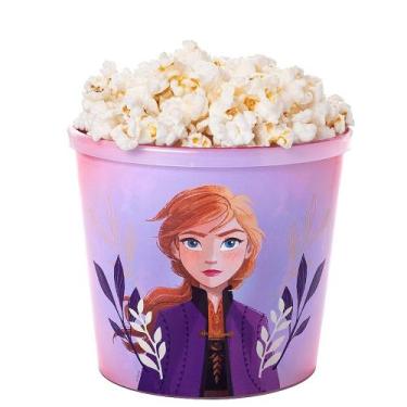 Imagem de Vasilha para Pipoca Balde Infantil Disney Frozen 2 Litros - Plasútil