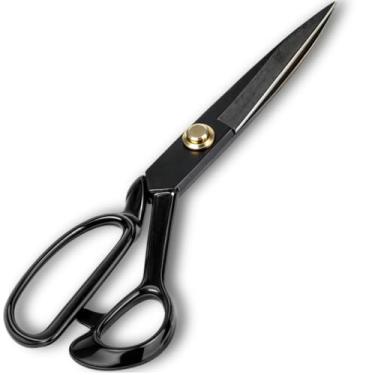 Imagem de Tesoura de Alfaiate Corte Costura Titanium Profissional Costureira Tapeceiro Crina (8 pol)