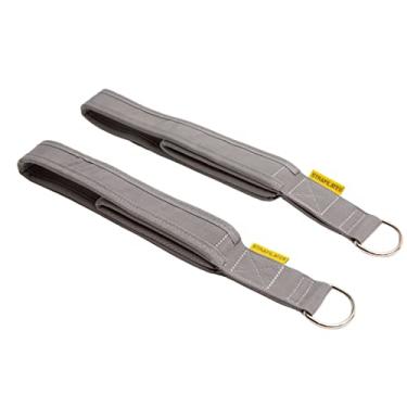 Imagem de Strapilates Tiras De Pilates Double Loop Fitness Para Reformer, Cadillac E Outros Equipamentos, Um Par, Cinza