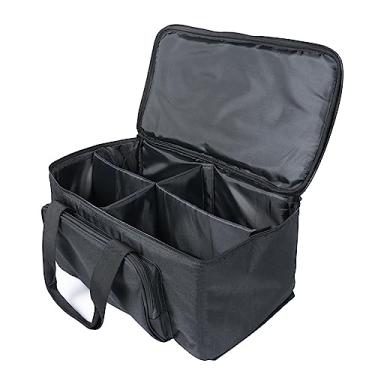 Imagem de U`King Bolsa Impermeável Para Iluminação De Palco - Armazenamento Acolchoado 4 Holofotes, Durável E Leve Com Bolso Acessórios, Ideal Djs, Músicos Planejadores Eventos
