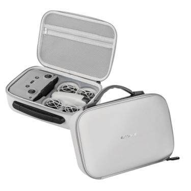 Imagem de GIXCEL Estojo De Transporte Sunnylife Para Drone Dji Neo, Bolsa Portátil Armazenamento Fly More Combo Rc-N3, Controle E Baterias, Acessórios Proteção (Cinza)