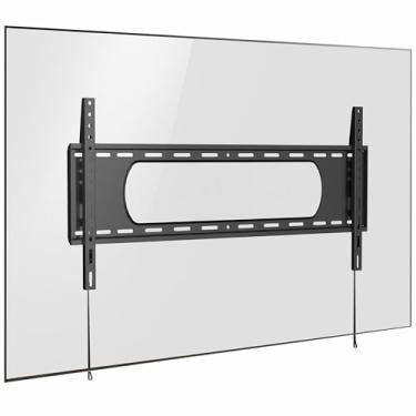 Imagem de VIVO Suporte de parede de TV ultra resistente para telas de 43 a 90 polegadas, suporte fixo grande, serve para VESA de até 800 x 400 mm, preto, MOUNT-VW090F