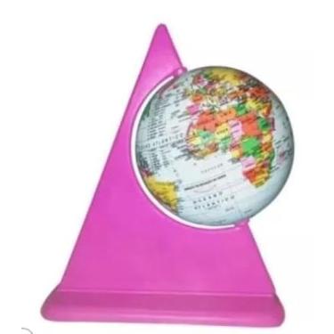 Imagem de GLOBO TERRESTRE 10CM JUNIOR MILLENIUM ROSA NEON