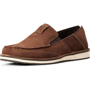Imagem de ARIAT Mocassim masculino sem cadarço Cruiser, marrom envelhecido, tamanho 41
