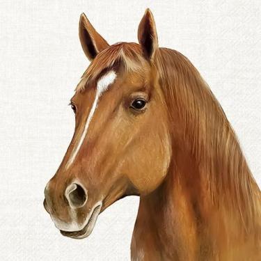Imagem de Guardanapo para Decoupage Ihr 33x33 Cavalo C/ 20 Unidade - GUARDANAPO 