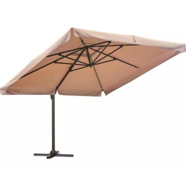 Imagem de Ombrelone Guarda Sol Gigante Quadrado Lateral 3x3m 50uv 360°