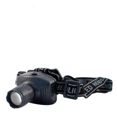 Imagem de Lanterna De Cabeça Led Alta Luminosidade Três Modos De Luz - Alfacell