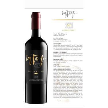 Imagem de Vinho Tinto Intacto Family Reserve Cabernet Sauvignon
