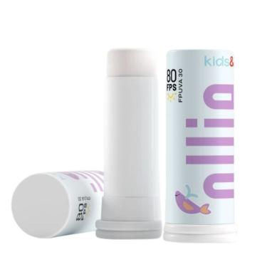 Imagem de Protetor Solar Ollie FPS80 Kids&Baby Mineral Bastão 15g