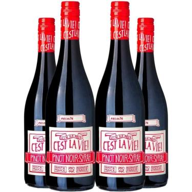 Imagem de Vinho Tinto Albert Bichot C'est La Vie 750ml Kit 4 Garrafas