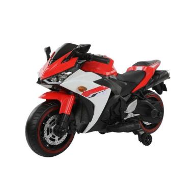 Imagem de Mini Moto Elétrica Vermelha Infantil 12V Importway Esportiva