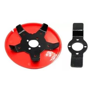 Imagem de Kit 2 Laminas De Aço 5 Facas Para Roçadeira Universal - NAKASAKI