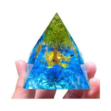 Imagem de Pirâmide De Orgonita De Ametista, Gerador De Energia De Cristal De Cur