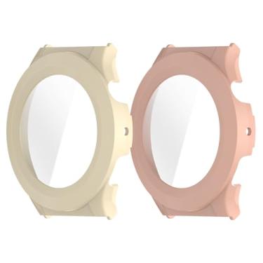 Imagem de Micteney 2 pacotes de capa protetora de tela compatível com Amazfit Cheetah Pro/Round, capa + vidro integrado