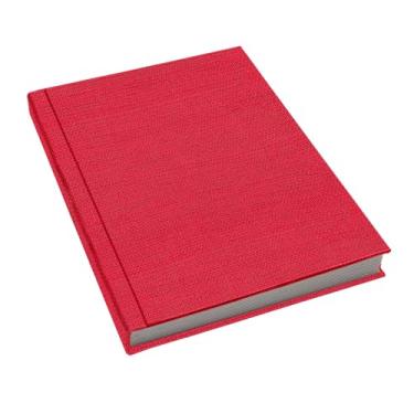 Imagem de Álbum de fotos Ical, encadernação fotolivro autocolante, folhas de papel rígido branco, para 40 fotos 15x21cm vertical - linha Instalivro - modelo vermelho com textura - 759