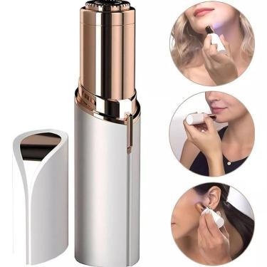 Imagem de Batom Depilador E Aparador Pelo Facial Indolor Recarregável