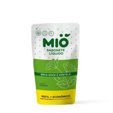 Imagem de Sabonete Líquido Mió Erva Doce e Hortelã Refil Econômico 300ml