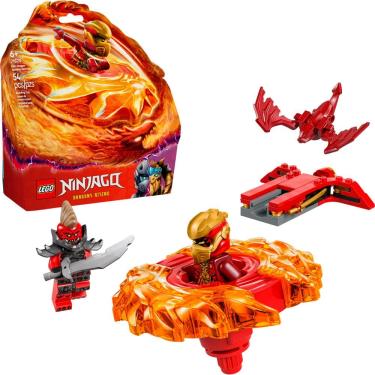 Imagem de Lego Ninjago Spinner Dragão do Kai 71823 com 54pcs