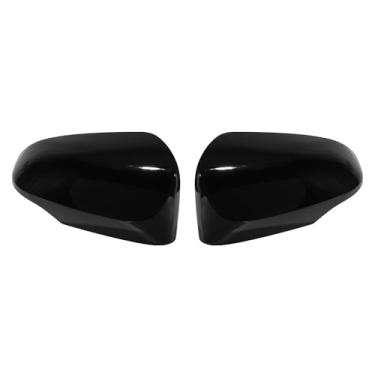 Imagem de Motoforti 1 par de capa de espelho retrovisor de porta para Toyota Yaris 2012-2019 Esquerda Direita Externa Casca do Espelho Retrovisor Capa para Toyota Yaris Gloss Black